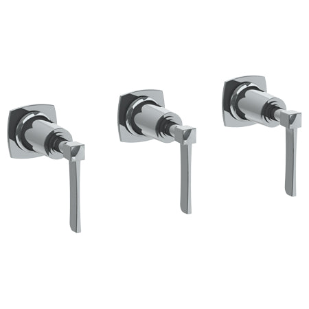 Watermark - H-Line Wall Mounted 3-Valve Shower Trim