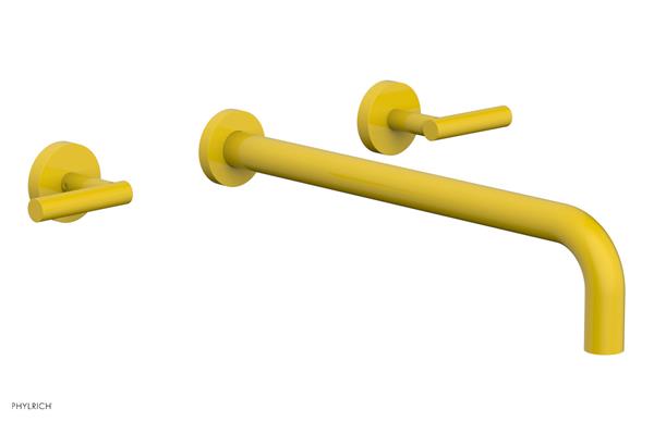Phylrich - Transition Wall Lavatory Set 14 Inch Spout - Lever Handles