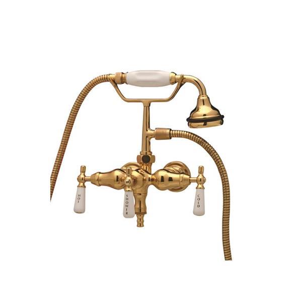 Maidstone - Wall Mount English Telephone Faucet - Down Spout