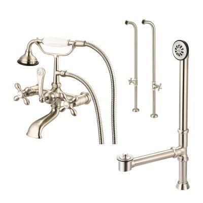 Maidstone - Freestanding English Telephone Faucet With Handshower - Classic Spout