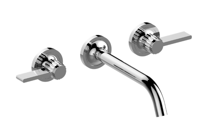 Graff - Pantheon Wall-Mounted Lavatory Faucet with Two Handles - Trim Only