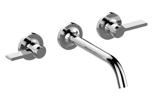 Graff - Pantheon Wall-Mounted Lavatory Faucet with Two Handles - Trim Only