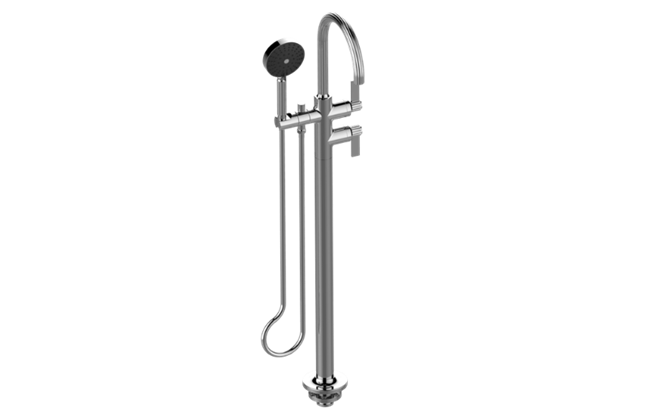 Graff - Pantheon Floor-Mounted Tub Filler - Trim Only
