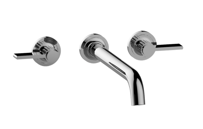 Graff - Pantheon Wall-Mounted Roman Tub Faucet with Two Handles - Trim Only