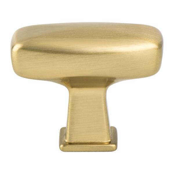 Berenson - Subtle Surge Modern Brushed Gold Knob
