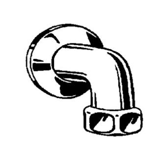 Grohe - 1-1/4 Inch Male Wall Union