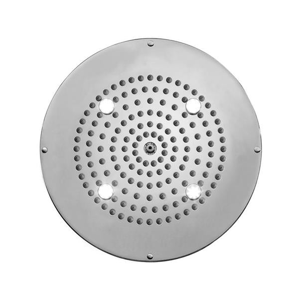 Jaclo - 12 Inch Diameter Chromatherapy CIRCOLARE Dream Light Rain Canopy