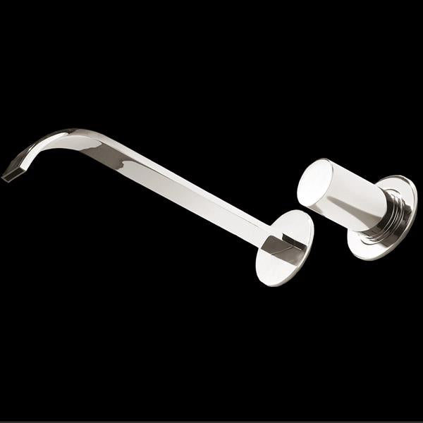 Lacava - Arch Trim - Wall-Mount Two-Hole Faucet With One Knob Handle On The Right, No Backplate. Includes Rough-In And Trim