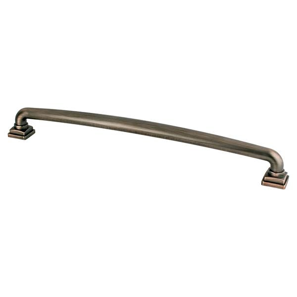 Berenson - Tailored Traditional 12 inch CC Verona Bronze Appliance Pull