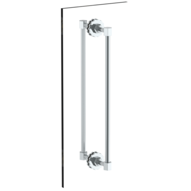 Watermark - James 18 Inch double shower door pull/ glass mount towel bar