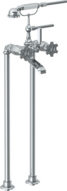 Watermark - James Floor Standing Bath Set with Hand Shower
