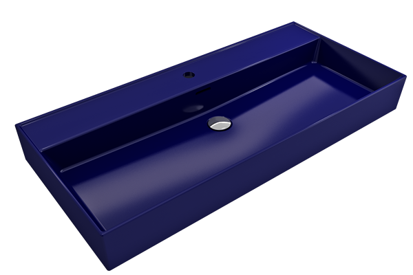 Bocchi - Milano Wall-Mounted Sink Fireclay 39.75 inch with Overflow