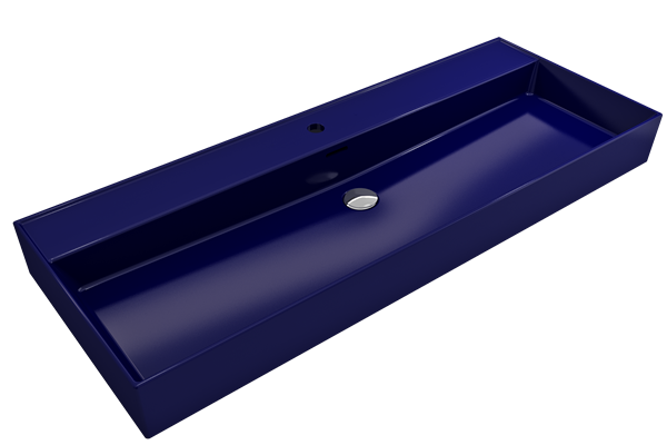 Bocchi - Milano Wall-Mounted Sink Fireclay 47.75 inch with Overflow
