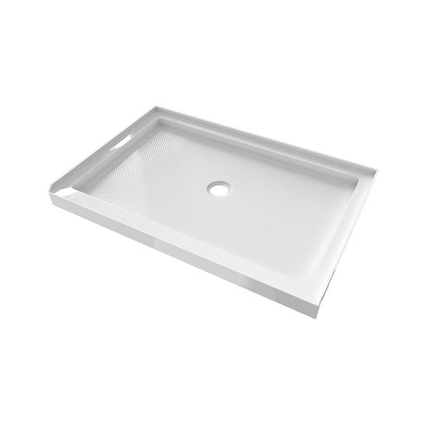 Maidstone - 48 x 32 Inch Acrylic Shower Base Center Drain - White