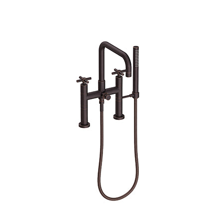 Newport Brass - East Square Exposed Tub & Hand Shower Set - Deck Mount