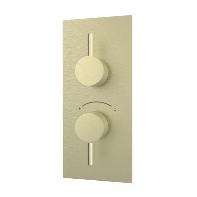 Maidstone - Thermostatic Valve - 2 Round Handles