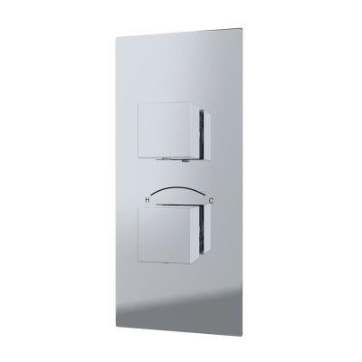 Maidstone - Thermostatic Valve - 2 Square Handles