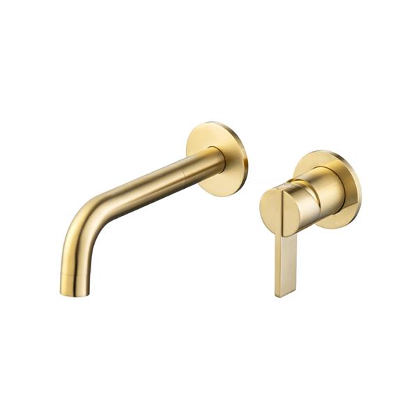 Flusso - Single Handle Wall Mounted Bathroom Faucet
