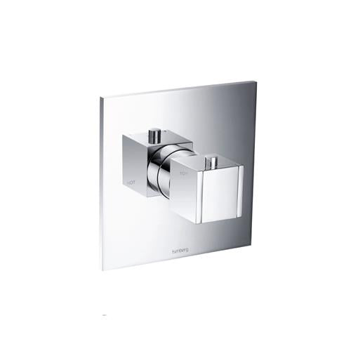 Flusso - 3/4 Inch Thermostatic Valve With Trim - Chrome