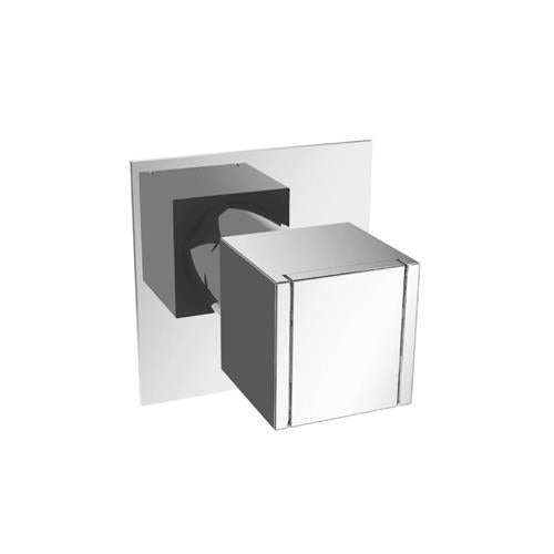 Flusso - 3-Way Diverter Shower Valve & Trim - Chrome