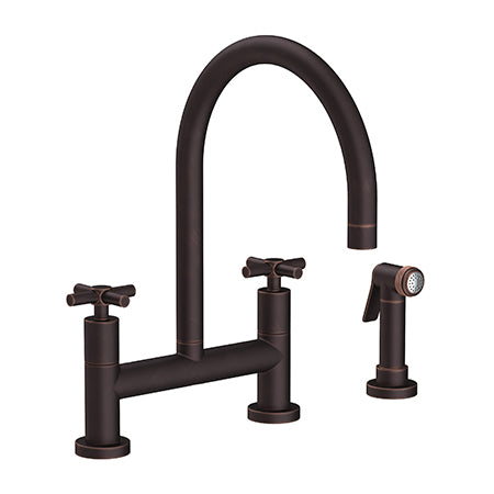 Newport Brass - East Linear Kitchen Bridge Faucet with Side Spray