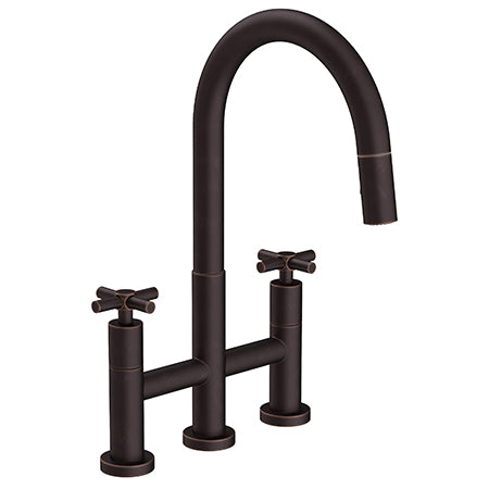 Newport Brass - East Linear Kitchen Bridge Pull-Down Faucet