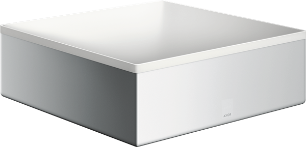Hansgrohe - Axor Suite Sinks Square Sink without Overflow, 11 1/4 x 11 1/4 Inch