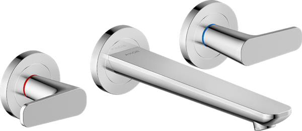 Hansgrohe - Axor Citterio C Wall-Mounted Widespread Faucet, 1.2 GPM