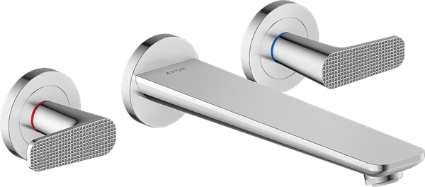Hansgrohe - Axor Citterio C 3-Hole Wall-Mounted Tub Filler- Cubic Cut