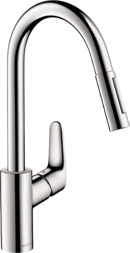 Hansgrohe - Focus Higharc Kitchen Faucet, 2-Spray Pull-Down, 1.5 GPM