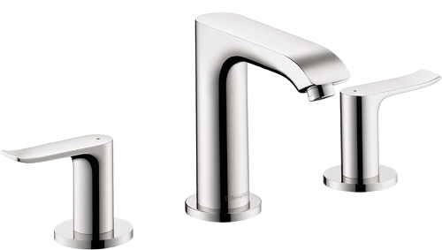 Hansgrohe - Metris Widespread Faucet 100 with Pop-Up Drain, 1.2 GPM
