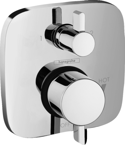 Hansgrohe - Ecostat Pressure Balance Trim Square with Diverter
