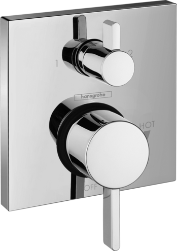 Hansgrohe - Ecostat Pressure Balance Trim Square with Diverter