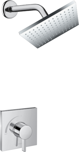 Hansgrohe - Vernis Shape Pressure Balance Shower Set, 1.75 GPM