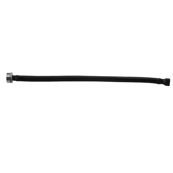 Jaclo - JACLOFLEX™ Black (BLAK) Decorative Cover Stainless Steel Flexible Braided 3/8 Inch O.D. x 7/8 Inch I.D.- 12 Inch Toilet Supply Line with Metal Nut