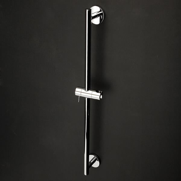 Lacava - Cigno Wall-Mount Round Rail With Hook For Hand-Held Shower Head
