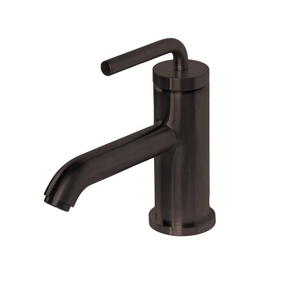 Lacava - Cigno Deck-Mount Single-Hole Faucet With A Pop-Up And Curved Lever Handle