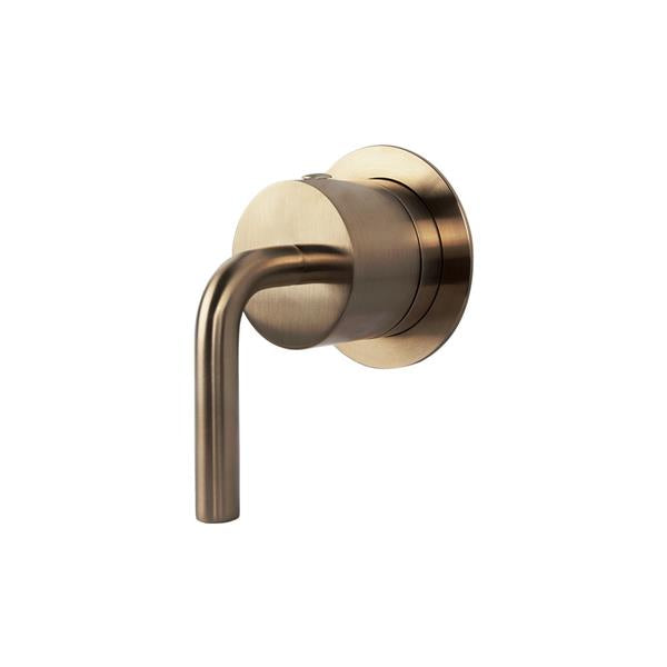 Lacava - Cigno Trim Only - 2-Way Diverter, Flow Rate 10 Gpm (43.5 Psi), Round Backplate