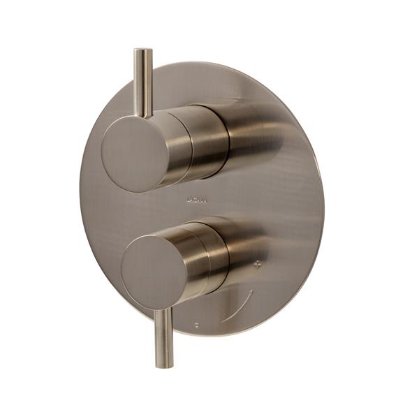 Lacava - Cigno Trim, Sharing, Built-In Progressive Pressure Balancing Mixer With 3- Way Diverter
