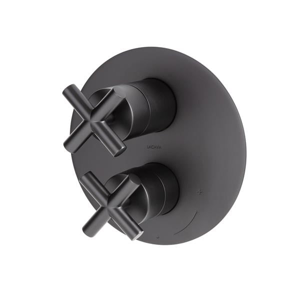 Lacava - Cigno Trim, Sharing, Built-In Progressive Pressure Balancing Mixer With 3- Way Diverter