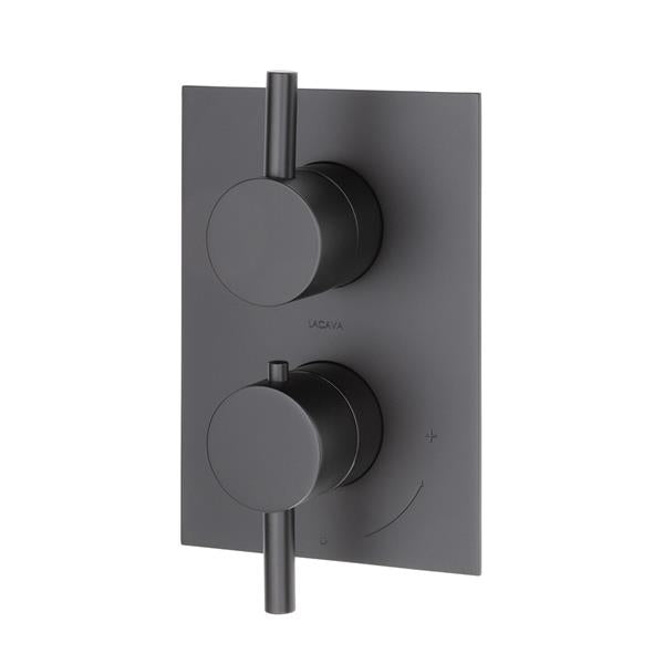 Lacava - Cigno Trim Only - Thermostatic Valve W/1 Way Volume, Gpm 9 (60Psi)