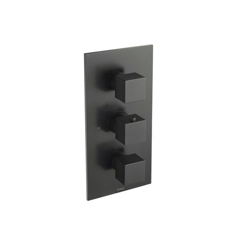 Flusso - 3/4 Inch Thermostatic Valve & Trim - 4 Output