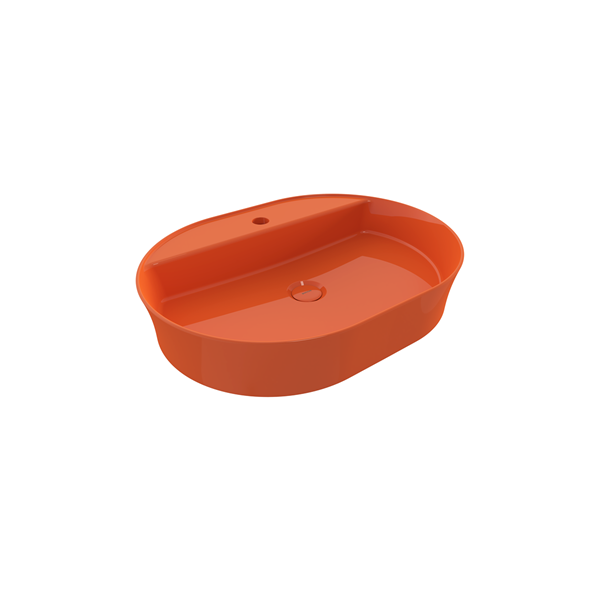 Bocchi - Sottile Elliptical Vessel Fireclay 24 in. 1-Hole
