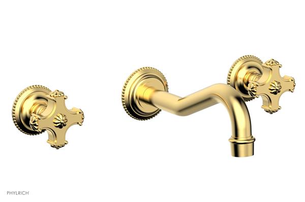 Phylrich - Marvelle Wall Tub Set - Cross Handles