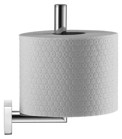 Duravit - Karree Single Roll Toilet Paper Holder in Chrome