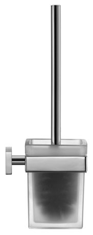 Duravit - Karree Wall Mount Toilet Brush in Chrome