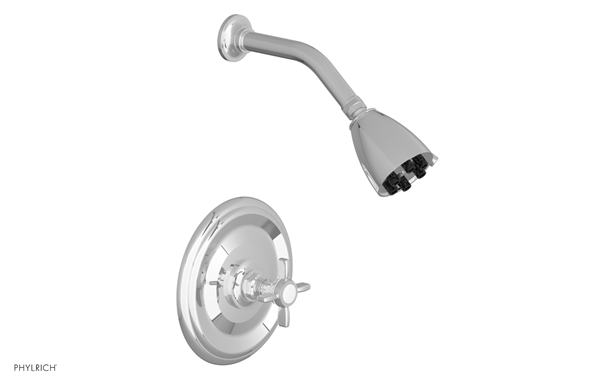Phylrich - Jamestown Pressure Balance Shower Set - Cross Handle