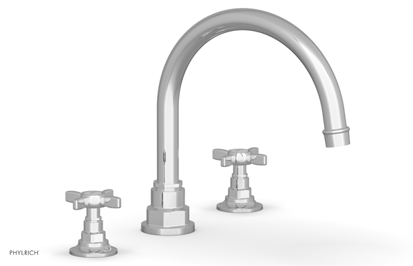 Phylrich - Jamestown Deck Tub Set - Cross Handles