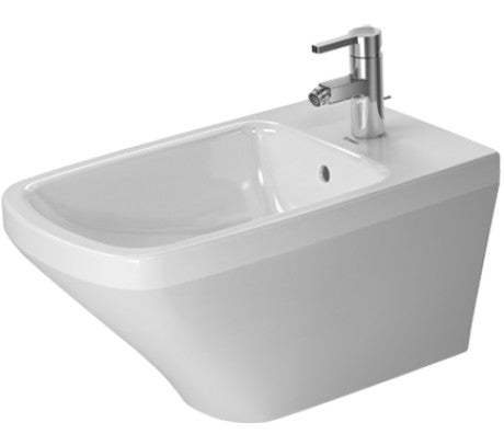 Duravit - DuraStyle Single Hole Horizontal Spray Wall Mount Bidet in White