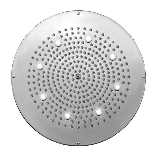 Jaclo - 16 Inch Diameter Chromatherapy CIRCOLARE Dream Light Rain Canopy